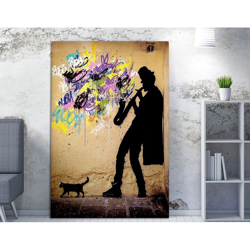 Casa si Gradina - Decoratiuni - Tablouri - Tablou canvas decorativ, Wallxpert, multicolor, 50x70 cm, 50% bumbac, 50% poliester, rama lemn, 966BRS1179 - Infinity.ro