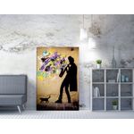 Casa si Gradina - Decoratiuni - Tablouri - Tablou canvas decorativ, Wallxpert, multicolor, 50x70 cm, 50% bumbac, 50% poliester, rama lemn, 966BRS1179 - Infinity.ro