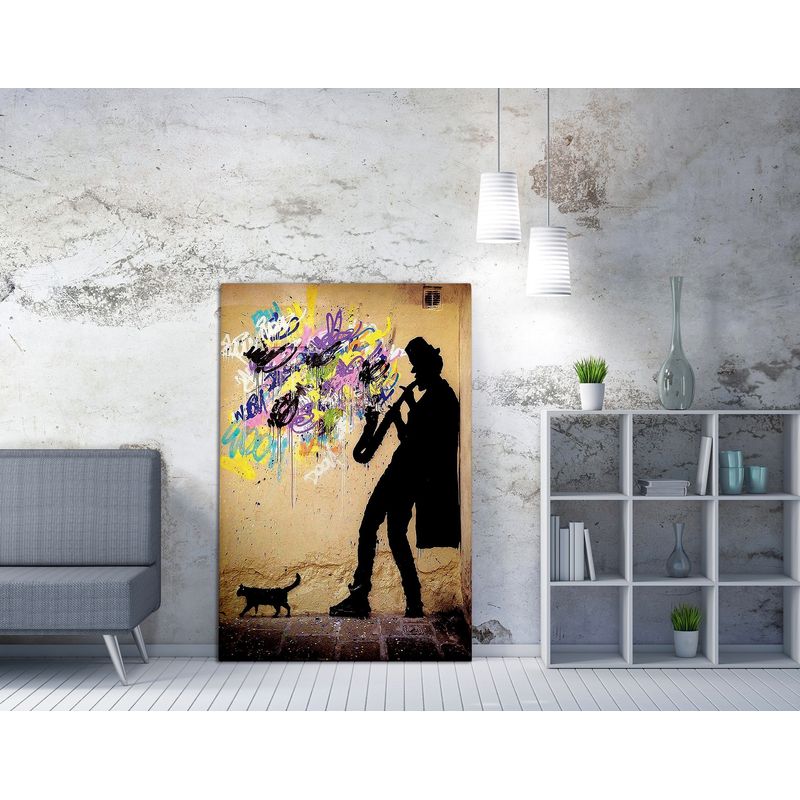 Casa si Gradina - Decoratiuni - Tablouri - Tablou canvas decorativ, Wallxpert, multicolor, 50x70 cm, 50% bumbac, 50% poliester, rama lemn, 966BRS1179 - Infinity.ro