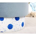 Casa si Gradina - Mobilier - Scaune si fotolii - Tabureti - Taburet, Atelier Del Sofa, bumbac si in, multicolor, 46x43 cm, 209FLF1358 - Infinity.ro