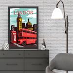 Casa si Gradina - Decoratiuni - Tablouri - Tablou decorativ cu rama, Wallxpert, mdf, multicolor, 40x55 cm, 617CLT1389 - Infinity.ro
