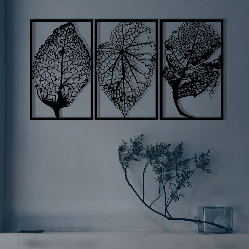 Casa si Gradina - Decoratiuni - Decoratiuni perete - Accesoriu decorativ de perete, Wallxpert, metal, negru, 115x60 cm - Infinity.ro