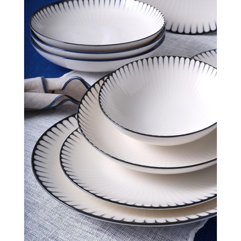 Casa si Gradina - Bucatarie si vesela - Vesela si tacamuri - Servicii de masa - Serviciu de masa 24 piese, Hermia, portelan, multicolor, 387GRP1361 - Infinity.ro