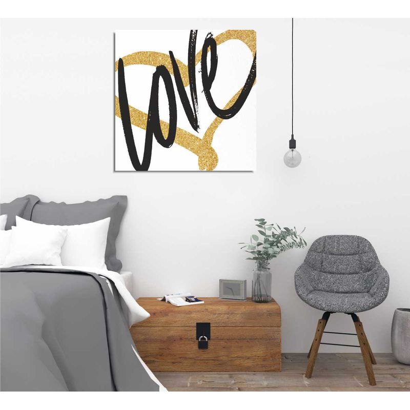Casa si Gradina - Decoratiuni - Tablouri - Tablou decorativ, Wallxpert, panza, multicolor, 45x45 cm, rama lemn, 265VGA1098 - Infinity.ro