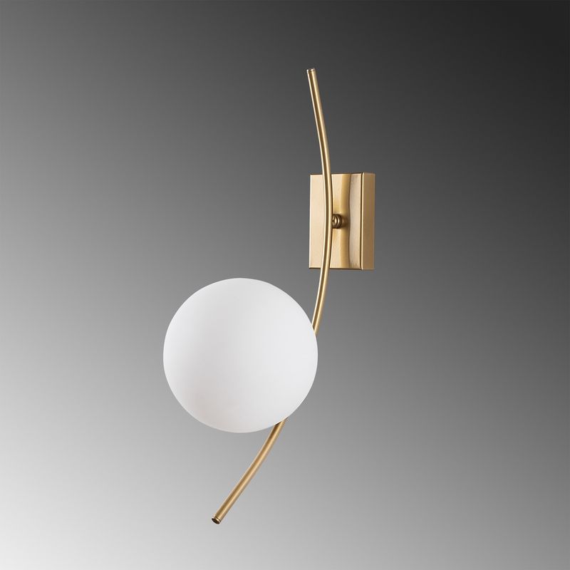 Casa si Gradina - Corpuri si surse de iluminat - Plafoniere, aplice si spoturi - Aplica de perete, Opviq, metal, auriu, 15x25x44 cm - Infinity.ro