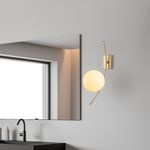 Casa si Gradina - Corpuri si surse de iluminat - Plafoniere, aplice si spoturi - Aplica de perete, Opviq, metal, auriu, 15x25x44 cm - Infinity.ro