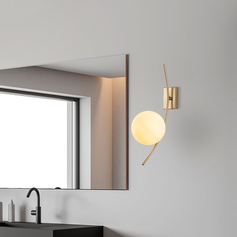 Casa si Gradina - Corpuri si surse de iluminat - Plafoniere, aplice si spoturi - Aplica de perete, Opviq, metal, auriu, 15x25x44 cm - Infinity.ro