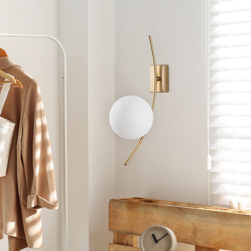 Casa si Gradina - Corpuri si surse de iluminat - Plafoniere, aplice si spoturi - Aplica de perete, Opviq, metal, auriu, 15x25x44 cm - Infinity.ro