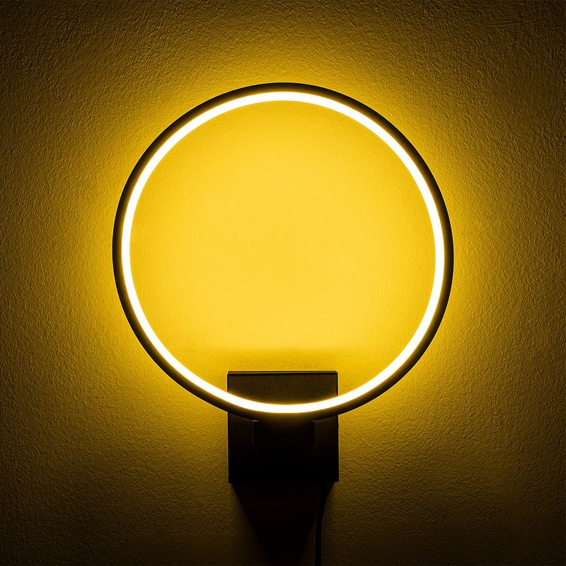 Casa si Gradina - Corpuri si surse de iluminat - Plafoniere, aplice si spoturi - Aplica, Opviq, metal, negru, 30x36x9 cm, led integrat - Infinity.ro