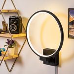 Casa si Gradina - Corpuri si surse de iluminat - Plafoniere, aplice si spoturi - Aplica, Opviq, metal, negru, 30x36x9 cm, led integrat - Infinity.ro