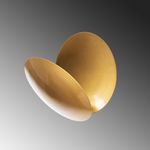 Casa si Gradina - Corpuri si surse de iluminat - Plafoniere, aplice si spoturi - Aplica, Opviq, metal, auriu, 25x25x16 cm, led 5w - Infinity.ro