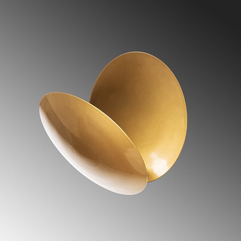 Casa si Gradina - Corpuri si surse de iluminat - Plafoniere, aplice si spoturi - Aplica, Opviq, metal, auriu, 25x25x16 cm, led 5w - Infinity.ro