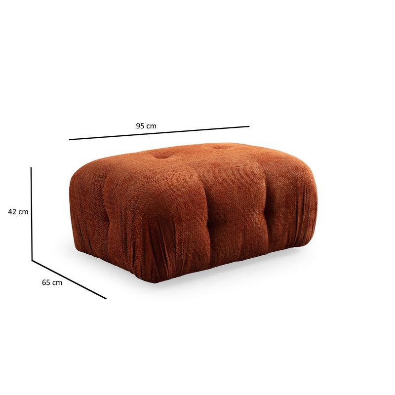 Casa si Gradina - Mobilier - Canapele si coltare - Coltare - Coltar, Atelier Del Sofa, lemn fag si pal, portocaliu, 290x160x95 cm - Infinity.ro