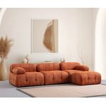 Casa si Gradina - Mobilier - Canapele si coltare - Coltare - Coltar, Atelier Del Sofa, lemn fag si pal, portocaliu, 290x160x95 cm - Infinity.ro