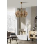 Casa si Gradina - Corpuri si surse de iluminat - Lustre si pendule - Candelabru, Opviq, metal, natural auriu, diametru 55 cm, inaltime 65 cm - Infinity.ro