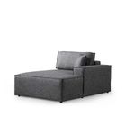 Casa si Gradina - Mobilier - Canapele si coltare - Coltare - Coltar extensibil, Hanah Home, lemn fag si pal, gri inchis, 260x170 cm - Infinity.ro