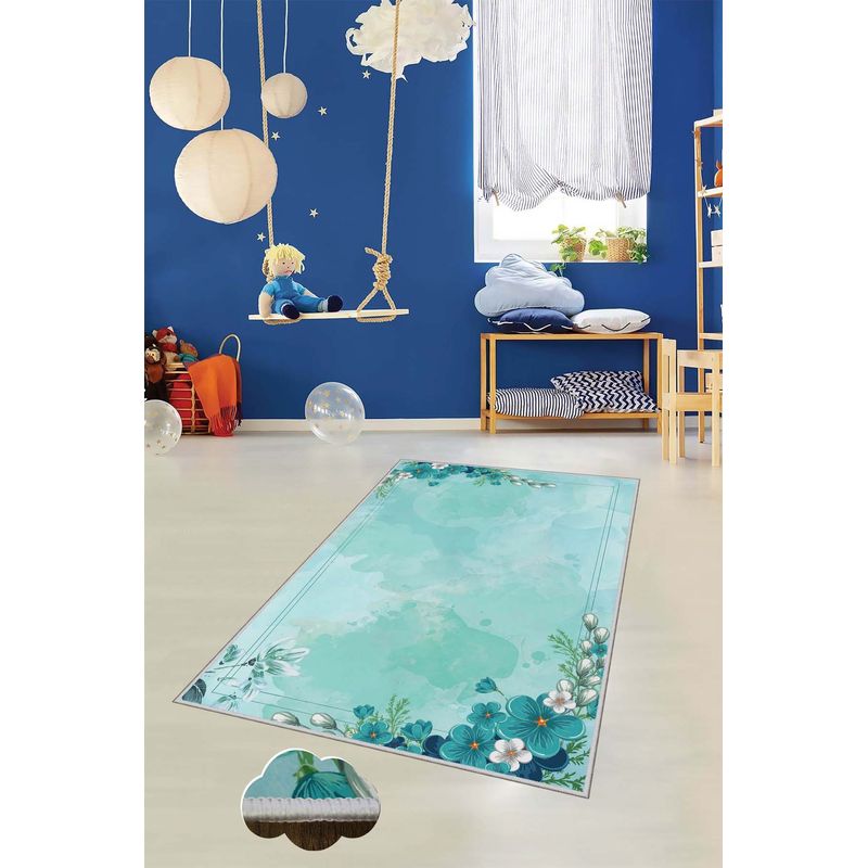 Casa si Gradina - Textile si covoare - Covoare - Covoare casa - Covor, Conceptum Hypnose, multicolor, 80x50 cm, 100% poliester, antiderapant, 477HFT1731 - Infinity.ro