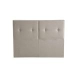 Casa si Gradina - Mobilier - Paturi si accesorii - Accesorii paturi - Tablie de pat, Hanah Home, tesatura in, bej, 146x130x10 cm - Infinity.ro