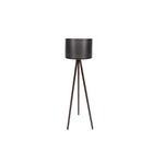 Casa si Gradina - Corpuri si surse de iluminat - Veioze si lampi - Lampadare - Lampadar, Opviq, mdf, negru nuc, 145 cm - Infinity.ro