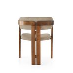 Casa si Gradina - Mobilier - Scaune si fotolii - Fotolii - Fotoliu, Hanah Home, lemn, in, nuc, nurca, 58x49x76 cm - Infinity.ro