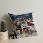 Casa si Gradina - Textile si covoare - Perne si pilote - Perne decorative - Perna decorativa, Aberto Design, multicolor, 43x43 cm, bumbac si poliester, umplutura siliconica, 420GRC2183 - Infinity.ro