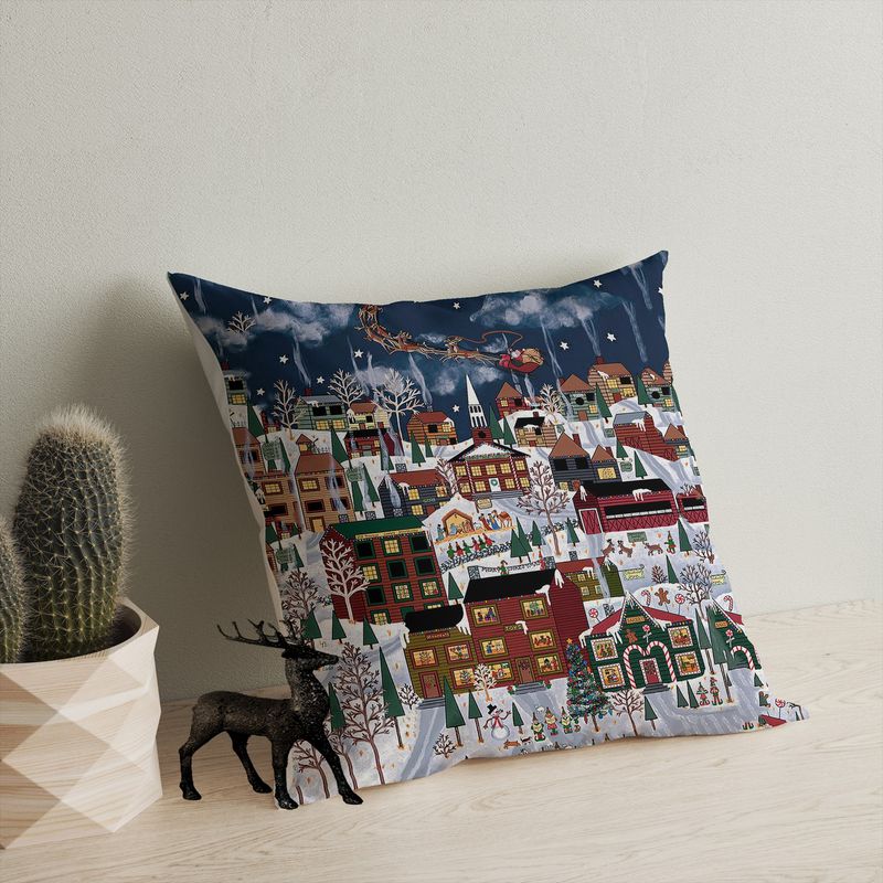 Casa si Gradina - Textile si covoare - Perne si pilote - Perne decorative - Perna decorativa, Aberto Design, multicolor, 43x43 cm, bumbac si poliester, umplutura siliconica, 420GRC2183 - Infinity.ro