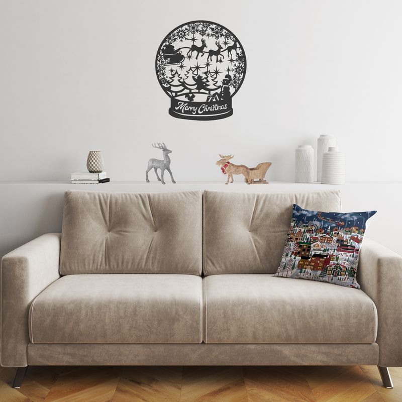 Casa si Gradina - Textile si covoare - Perne si pilote - Perne decorative - Perna decorativa, Aberto Design, multicolor, 43x43 cm, bumbac si poliester, umplutura siliconica, 420GRC2183 - Infinity.ro