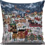 Casa si Gradina - Textile si covoare - Perne si pilote - Perne decorative - Perna decorativa, Aberto Design, multicolor, 43x43 cm, bumbac si poliester, umplutura siliconica, 420GRC2183 - Infinity.ro