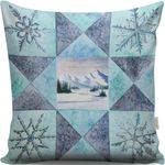 Casa si Gradina - Textile si covoare - Perne si pilote - Perne decorative - Perna decorativa, Aberto Design, multicolor, 43x43 cm, bumbac si poliester, umplutura siliconica, 420GRC2199 - Infinity.ro