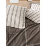Casa si Gradina - Textile si covoare - Lenjerii de pat - Seturi de lenjerie - Set lenjerie pat dublu, L'essentiel Maison, maro, 200x220 cm, 50% bumbac 50% poliester - Infinity.ro
