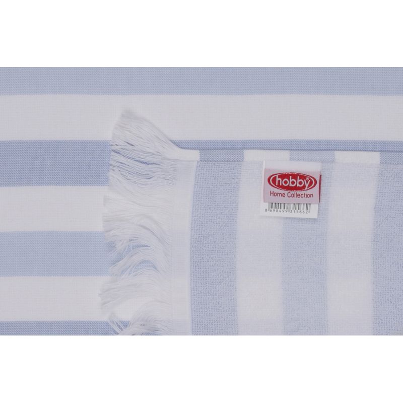 Casa si Gradina - Textile si covoare - Textile baie - Prosoape - Set fouta, L'essentiel Maison, albastru si alb, 70x140 cm, 100% bumbac, 2 piese - Infinity.ro