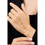 Fashion, accesorii si bijuterii - Femei - Bijuterii femei - Bratari femei - Bratara de mana, Heliophilia, argint 925, auriu, marime universala - Infinity.ro