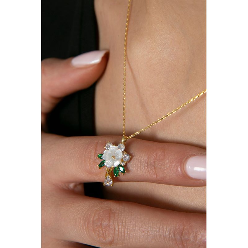 Fashion, accesorii si bijuterii - Femei - Bijuterii femei - Coliere femei - Colier, Heliophilia, argint 925, auriu, 136ELS1144 - Infinity.ro