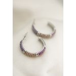 Fashion, accesorii si bijuterii - Femei - Bijuterii femei - Cercei femei - Cercei, Heliophilia, femei, multicolor, metal, lungime 3 cm - Infinity.ro