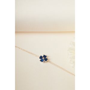 Bratara, Heliophilia, argint 925, albastru marin, marime universala, 757ELS1530