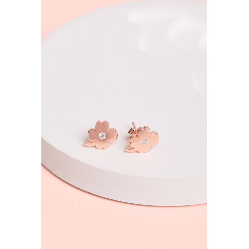 Fashion, accesorii si bijuterii - Femei - Bijuterii femei - Cercei femei - Cercei, Heliophilia, argint 925, roz, zirconiu, 757ELS1894 - Infinity.ro