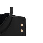 Fashion, accesorii si bijuterii - Femei - Accesorii femei - Genti si rucsacuri femei - Geanta de mana, Lucky Bees, piele polivinilica, negru, 28x13x22 cm - Infinity.ro