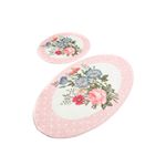 Casa si Gradina - Textile si covoare - Covoare - Covorase baie - Set covorase de baie, L'essentiel Maison, multicolor, 50x60 cm si 60x100 cm, 100% poliester, antiderapant, 359CHL1533 - Infinity.ro