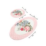 Casa si Gradina - Textile si covoare - Covoare - Covorase baie - Set covorase de baie, L'essentiel Maison, multicolor, 50x60 cm si 60x100 cm, 100% poliester, antiderapant, 359CHL1533 - Infinity.ro