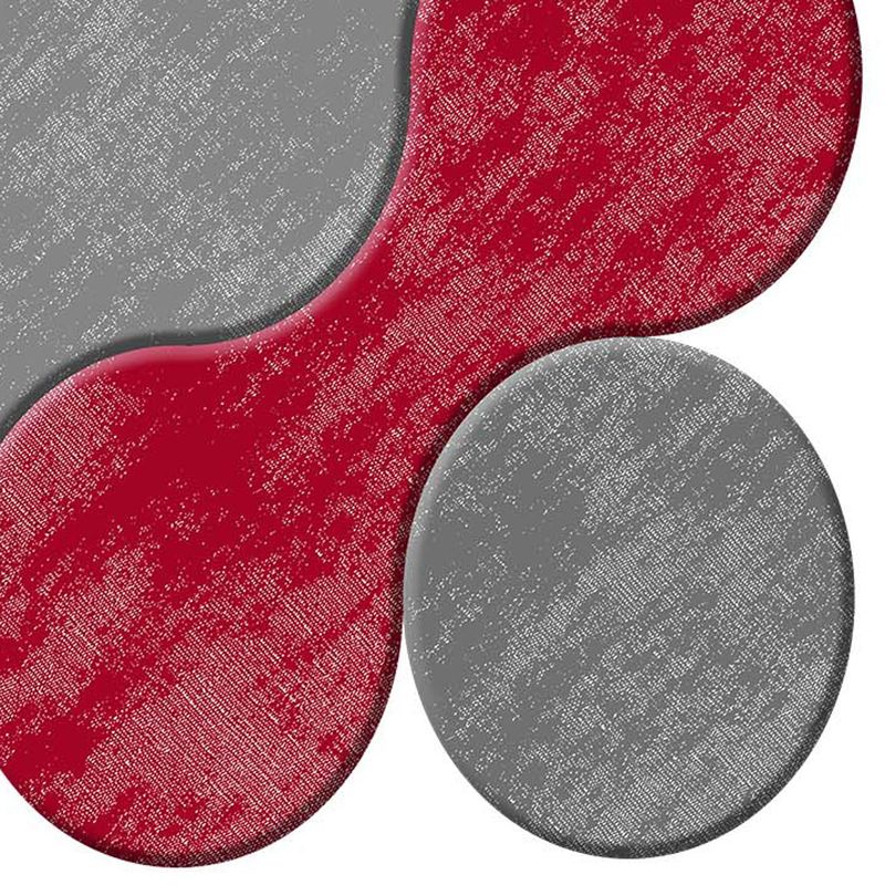 Casa si Gradina - Textile si covoare - Covoare - Covorase baie - Set covorase baie, L'essentiel Maison, rosu, 50x60 cm si 60x100 cm, 100% poliester, antiderapant - Infinity.ro