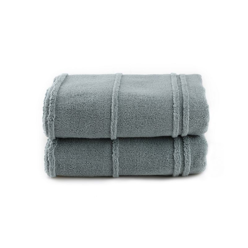 Casa si Gradina - Textile si covoare - Textile baie - Prosoape - Set prosoape baie, L'essentiel Maison, verde, 75x150 cm, 100% microbumbac, 2 bucati - Infinity.ro