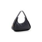 Fashion, accesorii si bijuterii - Femei - Accesorii femei - Genti si rucsacuri femei - Geanta de umar, Lucky Bees, piele polivinilica, antracit, 28x8x20 cm - Infinity.ro