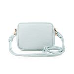 Fashion, accesorii si bijuterii - Femei - Accesorii femei - Genti si rucsacuri femei - Geanta crossbody, Lucky Bees, piele polivinilica, albastru gheata, 21x7x16 cm - Infinity.ro