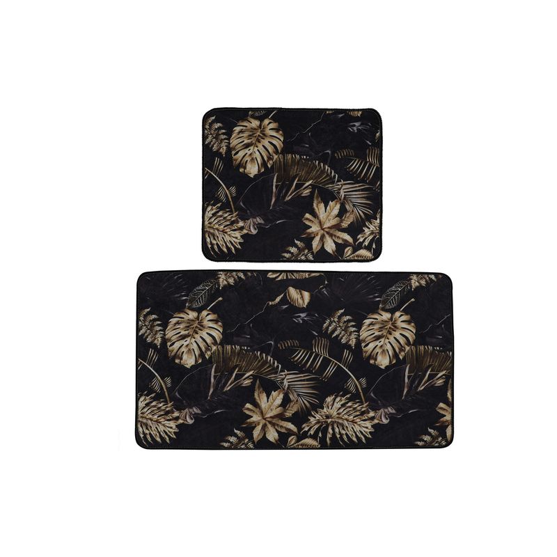 Casa si Gradina - Textile si covoare - Covoare - Covorase baie - Covoras de baie, L'essentiel Maison, multicolor, 60x100 cm si 50x60 cm, 100% poliester, antiderapant - Infinity.ro