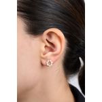 Fashion, accesorii si bijuterii - Femei - Bijuterii femei - Cercei femei - Cercei, Heliophilia, argint 925, aurii, zirconiu, marime universala, 757ELS1943 - Infinity.ro