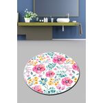 Casa si Gradina - Textile si covoare - Covoare - Covorase baie - Covoras de baie, L'essentiel Maison, multicolor, 120x120 cm, 100% poliester, antiderapant, 359CHL2557 - Infinity.ro