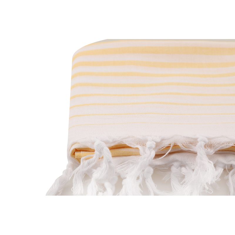 Casa si Gradina - Textile si covoare - Textile baie - Prosoape - Prosop de plaja fouta, L'essentiel Maison, galben, 90x180 cm, 100% bumbac - Infinity.ro