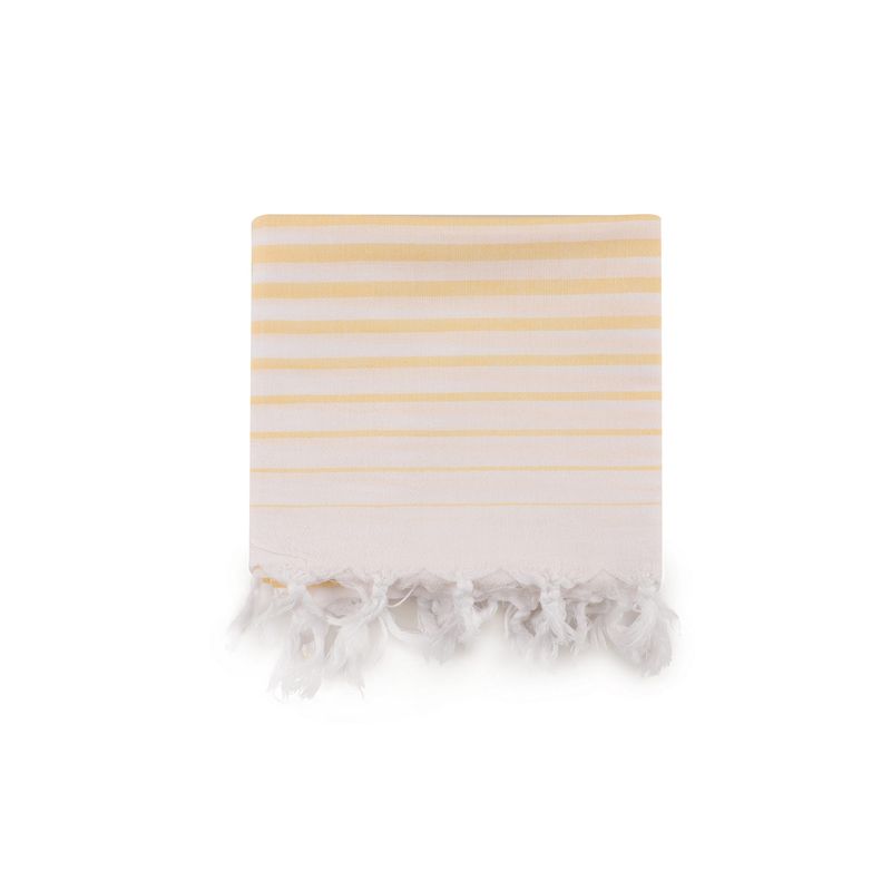 Casa si Gradina - Textile si covoare - Textile baie - Prosoape - Prosop de plaja fouta, L'essentiel Maison, galben, 90x180 cm, 100% bumbac - Infinity.ro