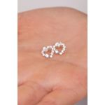 Fashion, accesorii si bijuterii - Femei - Bijuterii femei - Cercei femei - Cercei, Heliophilia, argint 925, zirconiu, argintiu, marime universala, 757ELS1930 - Infinity.ro