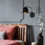 Casa si Gradina - Corpuri si surse de iluminat - Plafoniere, aplice si spoturi - Aplica de perete, Opviq, metal, negru, 19x25x28 cm - Infinity.ro